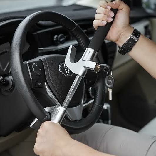 Heavy Duty, Universal Steering Wheel Lock, Anti Theft steering lock.