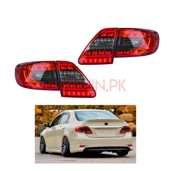 TOYOTA COROLLA 2012 TAIL LIGHT RED & SMOKE