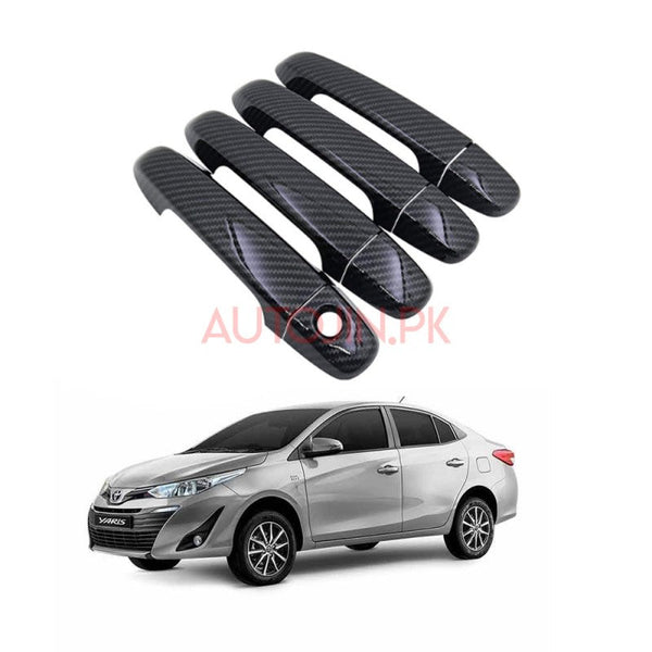 TOYOTA YARIS 2020-2023 CARBON FIBER DOOR HANDLE COVER